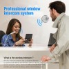 Silver Two Way Window Intercom System with Mute Function Ticket