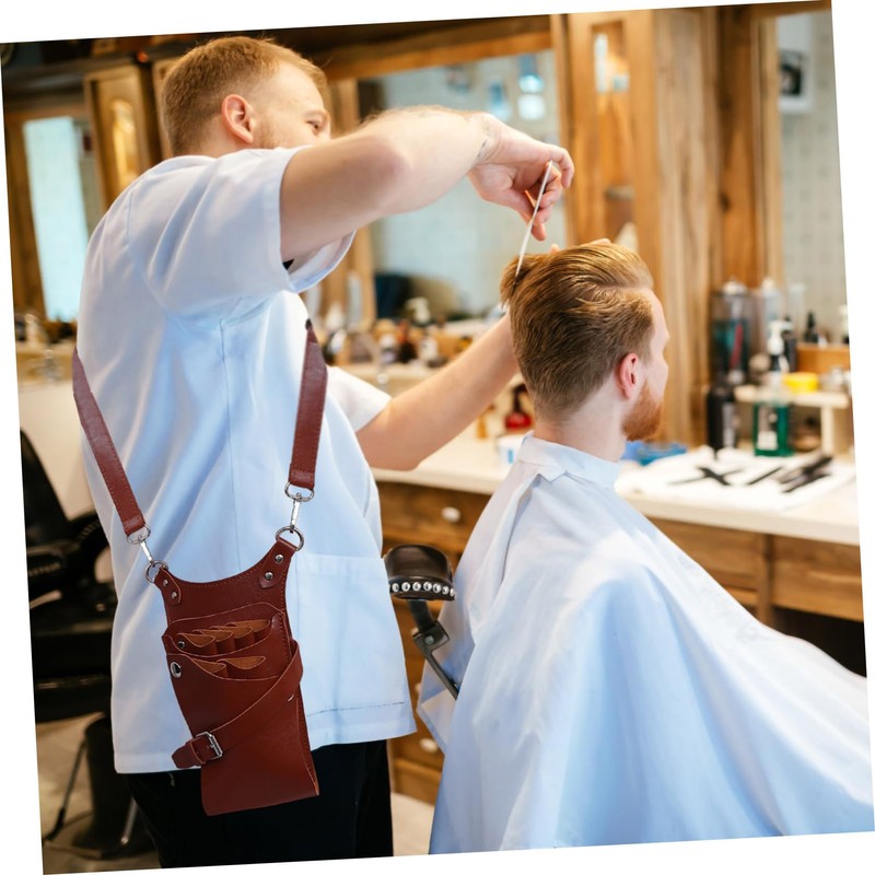 Ipetboom Hairdressing Waist Bag for Salon Professionals Durable Scissors Pouch