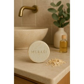 Shampoo Sólido de Avena y Miel – Hidratación y Suavidad para Todo Tipo de Cabello | Meraki Cuidado Natural
