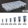 OTOTEC 220Pcs Rivnut Assorted Kit, Knurled Steel Serrated Reduced (M3