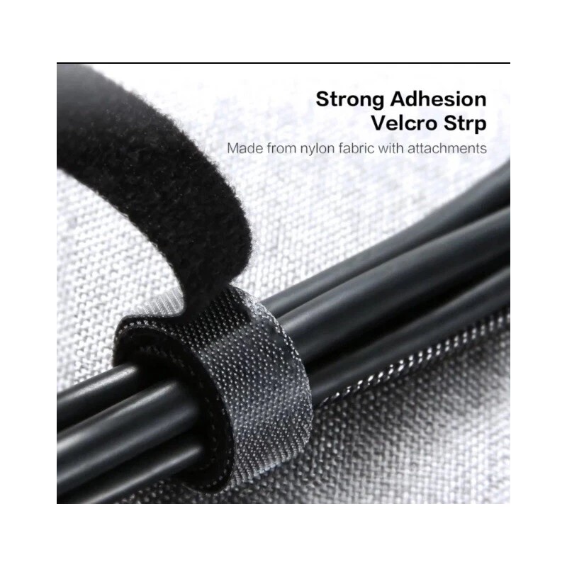 25 VELCR Brand Ties Cable Cord Organizer Wraps Reusable Die