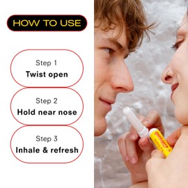 Boy Smells Citrus Sniffer Nasal Stick – Menthol Citrus Aroma Inhaler – Plant-Based Scent Stick for Daily Refresh – Aromatherapy Stick for Adults – 1 Pack