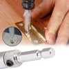 SeonFook 4 Piece Center Drill Hinge Drill Bit Set HSS