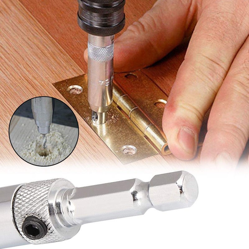 SeonFook 4 Piece Center Drill Hinge Drill Bit Set HSS