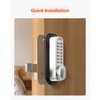 VEVOR Mechanical Keyless Entry Door Lock, 14 Key Door Lock,