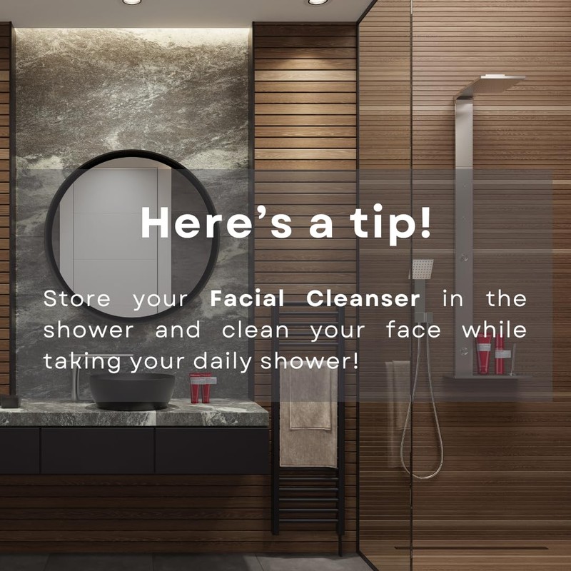 RECIPE FOR MEN Revitalizing Facial Cleanser: Effective Men's Formula, with