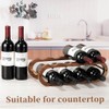 Navtcow Wine Rack and Water Bottle Organizer 2 in 1