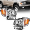 WEELMOTO for 2001-2004 Toyota Tacoma Headlights Assembly Replacement for 01