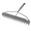 Fiskars 60" Pro Garden Rake for Soil with Lightweight Aluminum
