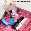 Cute Lipstick Lighter, 2 Pack Soft Flame Refillable Butane Lighter