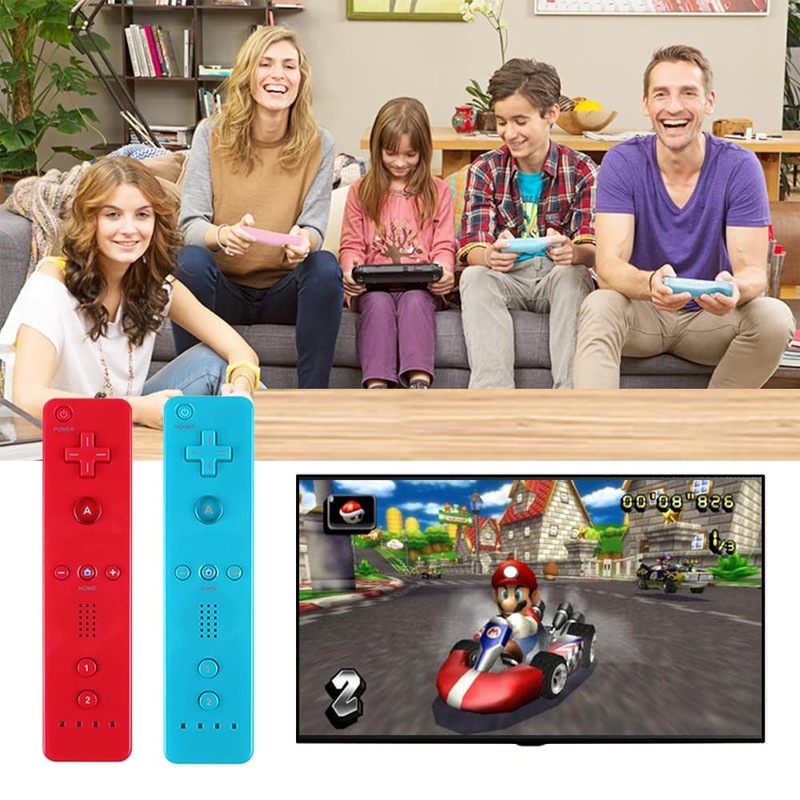 Tevodo Wii Remote Controller, 2 Packs Upgrade Wii Wireless Controller