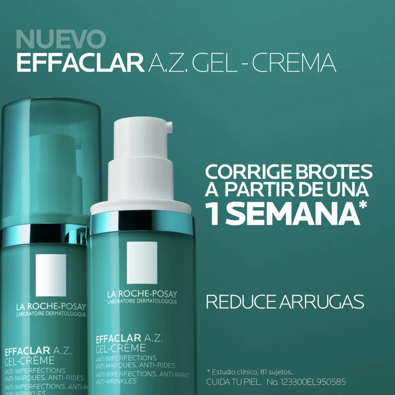 Effaclar Az Gel-crema Para Piel Adulta Con Tendencia Acneica
