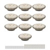 Rowiz 10PCS Vintage Cabinet Knobs Drawer Pulls Small Zinc Alloy