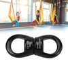 Swing Swivel Hook Stainless Steel 360° Rotatable Wear Resistant Black