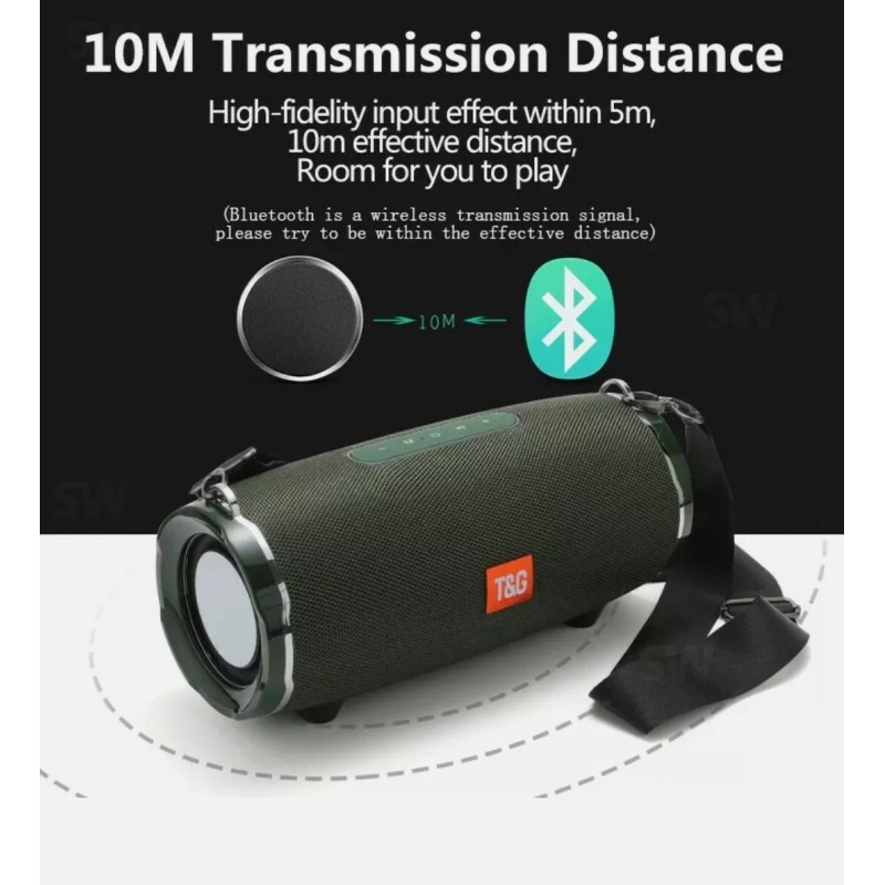 T&G BIG 50W High Power Bluetooth Speaker Waterproof Portable Column