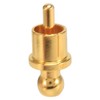 Lyaciomn 10Pcs Gold Plated RCA Plug Cap Short-Circuit Socket, Phono
