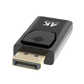 VIEVRE 4K DisplayPort to HDMI, DP to HDMI, HD DisplayPort Adapter with Audio Transmission and Good Quality Resolution, Compatible with Monitor, Laptop, Projector, TV