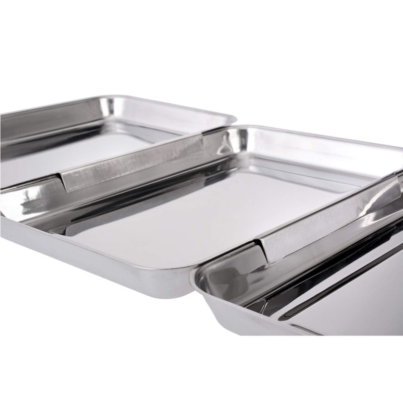 GRÄWE Breading Set 4-Piece Large Stainless Steel