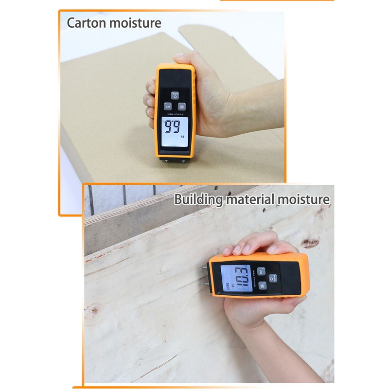 Wood Moisture Meter High Accuracy Easy to Read Portable Digital