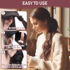 2 Pieces Hair Extensions Braid Dark Brown Ponytail Hairpiece Real
