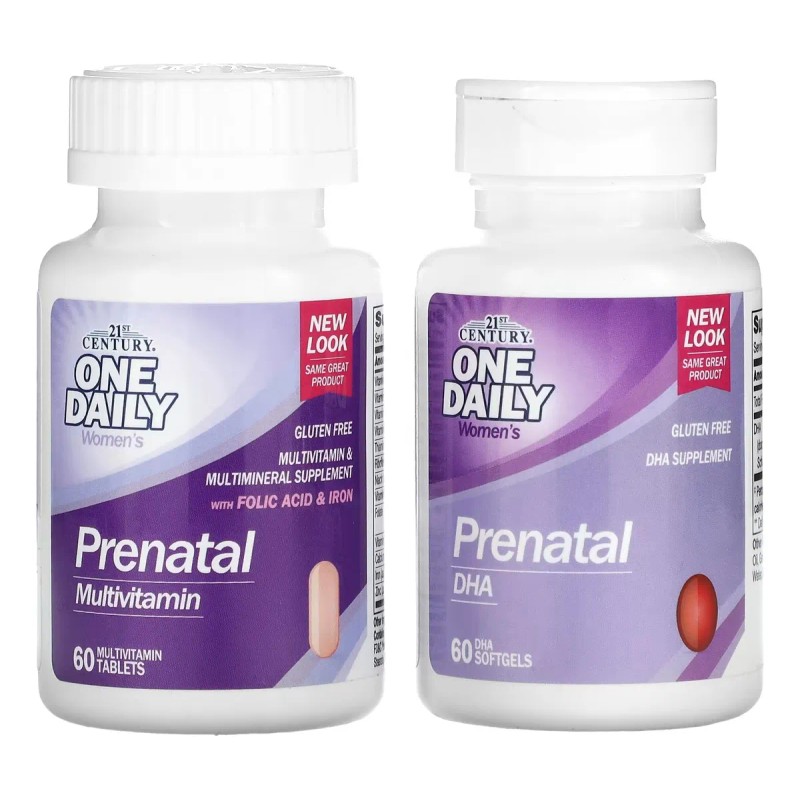 21st Century Stuart Prenatal Con Dha 2pack 60tabs/60caps Sfn