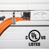 Gisafai 25 Pcs Cable Support J-Hook, Garage Hooks for Hanging,