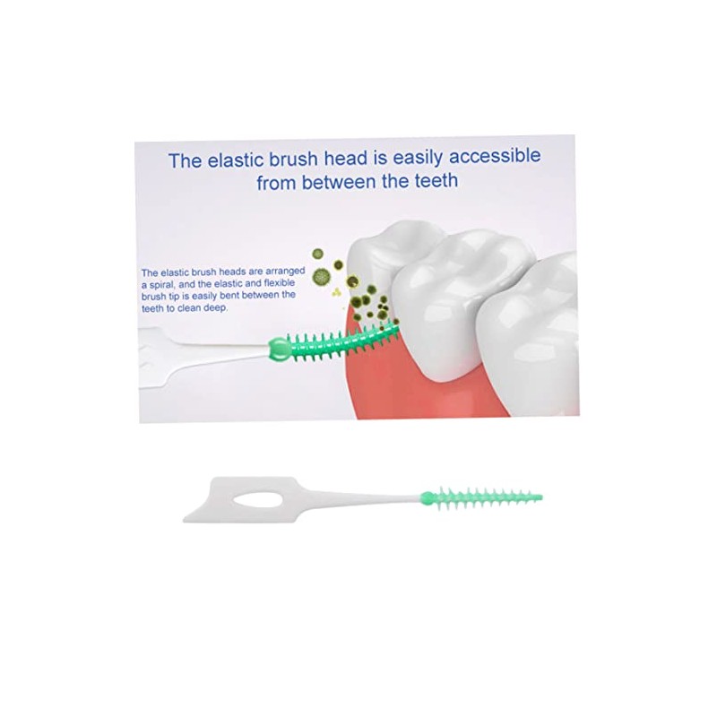 Cepillos interdentales Cepillos de limpiador de dientes desechables ultra apretables