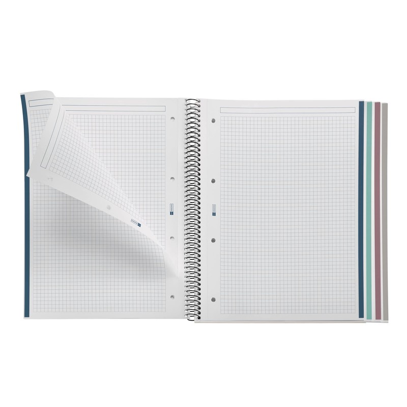 Miquelrius - 100% Recycled Notebook 4 Colour Strips A4 120