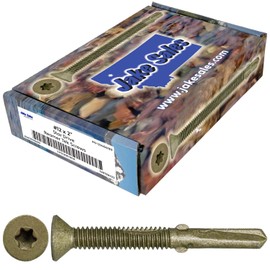 12x2 Reamer Tek Torx/Star Head Self-Drilling Wood to Metal Screws - for Flatbeds, Trailers - T-30 Torx Screw Head 5 POUNDS 340 Screws