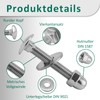 DSM - Carriage Bolts M8 x 45mm DIN 603 -