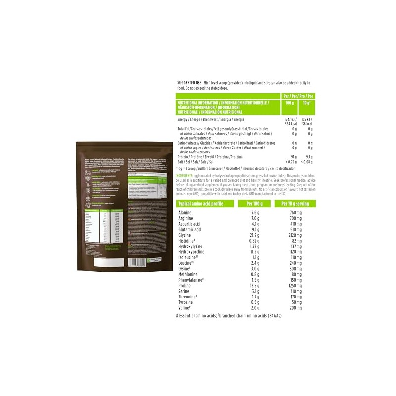 Igennus Healthcare Nutrition Igennus 100% Grass Fed Bovine Collagen, Advanced