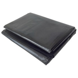 A.A Pond Liner 20 x 20 ft, Reinforced UV Resistant Black HDPE, 25 Mil Equivalent for Outdoor Ponds, Koi Fish Ponds, Garden Fountains, Stream Waterfalls