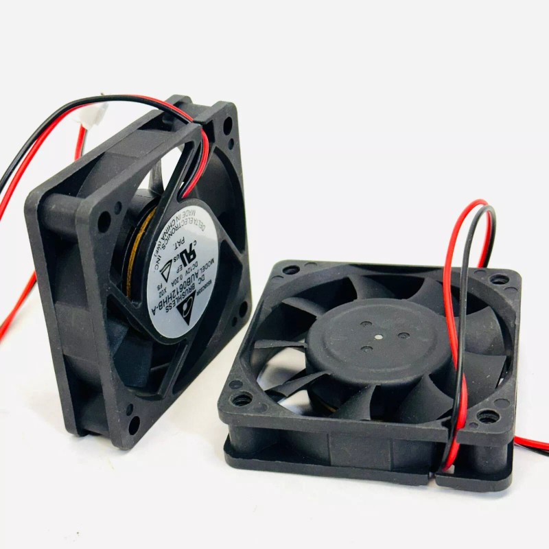 Delta (LOT OF 2) DELTA ELECTRONICS FAN AUB0612HHB-A / 2½"