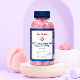 [Routine] Dr. Brian Biotin Peach Flavor 100 Gummies / [루틴] 닥터브라이언 비오틴 피치맛 100구미x2개 달콤함 뼈튼튼 영양제, 100회분, 2개