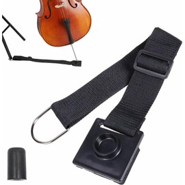 Cello Non-Slip Belt, Cello Anchor Holder, Cello Non-Slip Stopper, Cello Endpin Tip Cap, Cello Non-Slip Cello End Pin Anchor, Spiked Anchor with Non-Slip Sponge for Cellist Performance