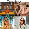 Onrtry Fashion Oversized Heart Shaped Polarized Sunglasses for Women Lovely