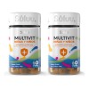 2-pack Vitaminas Niños Gomitas Protección Inositol Calcio