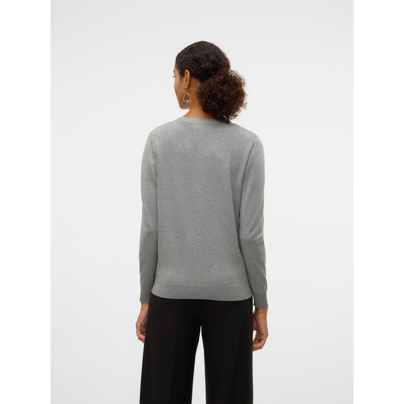 VERO MODA Women's Vmsilje LS V-Neck Cardigan Ga Noos Cardigan,