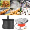 Outdoor Windproof Folding Camping Portable Mini Burner Picnic Barbecue Gas