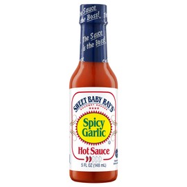 Sweet Baby Ray’s Spicy Garlic Hot Sauce 5 Fl Oz (Pack of 3)