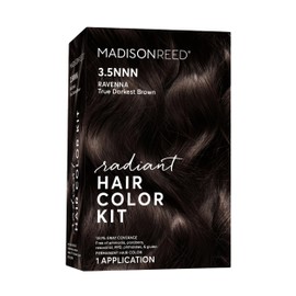 Madison Reed Radiant Hair Color Kit | 3.5NNN Darkest Brown (Ravenna Brown) for 100% Gray Hair Coverage | Salon Quality Permanent Hair Dye | PPD-Free & Ammonia-Free | (Packaging May Vary) 1 Pack