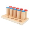 Wooden Sound Cylinders Toy Sensory Integration Training Educational Sound Stick