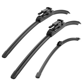 Replacement for 2011-2023 Ford Explorer - MIKKUPPA 26"+22"+11" Front Windshield Wipers with Rear - All Season Wiper Blades, Pinch Tab (Pack of 3)