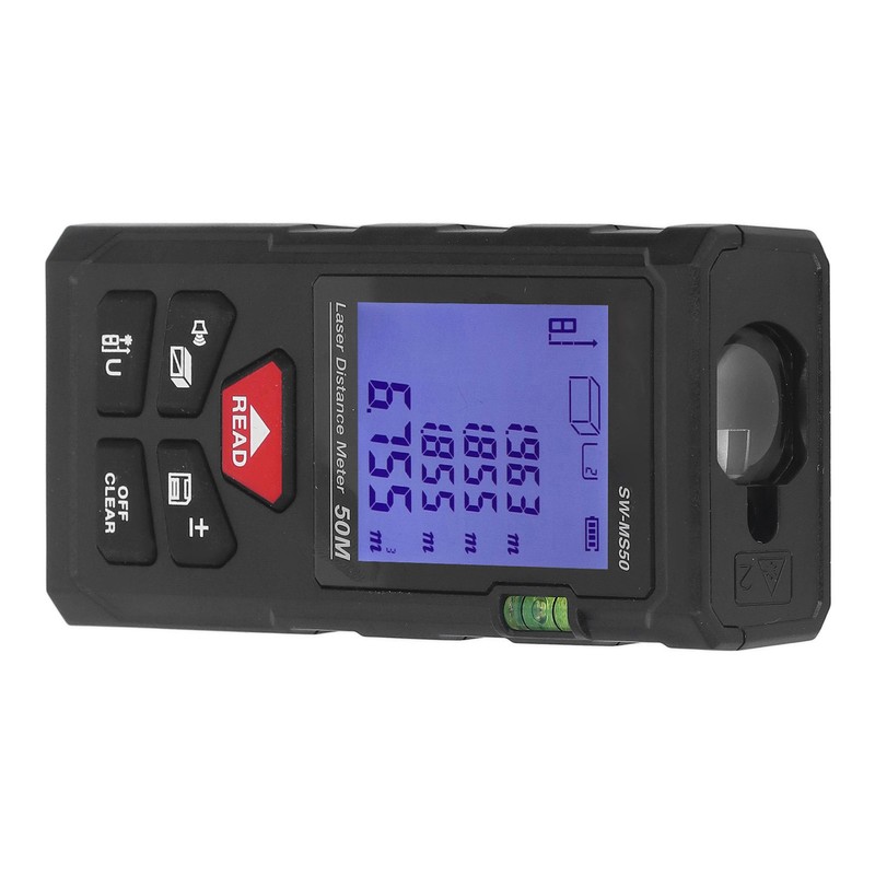 Laser Measure Distance Meter 50m Digital Display Tool for Construction