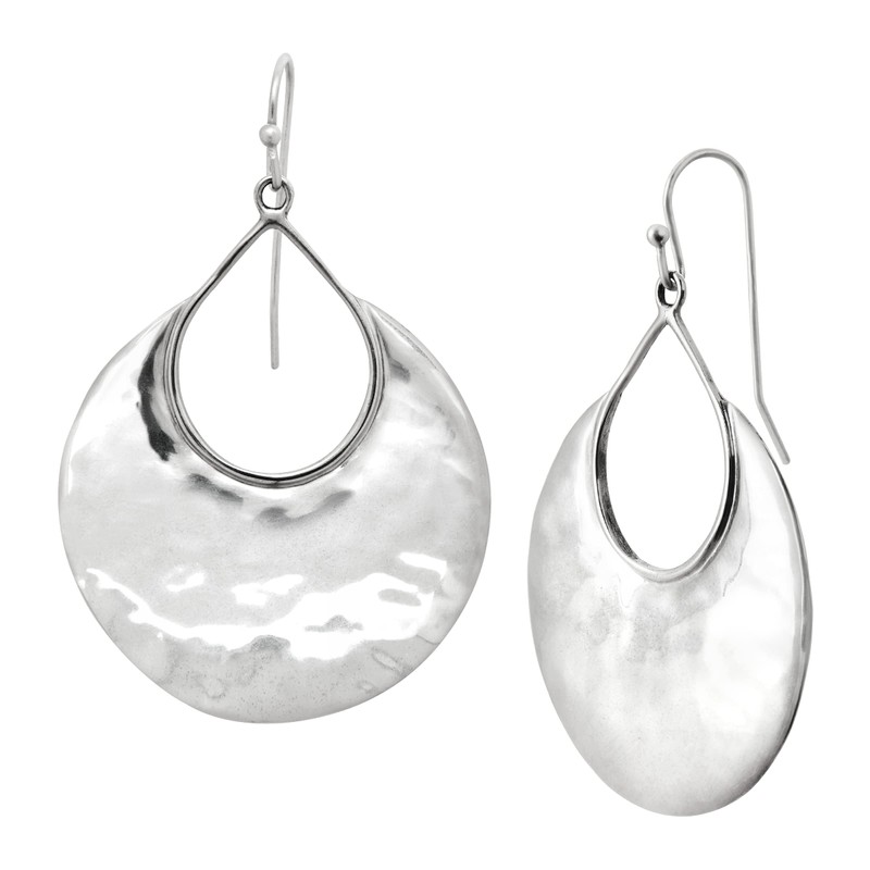 Silpada'sterling Silver Crescent Drop Earrings