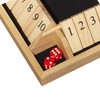 WE Games 4 Player Shut The Box dice Game -