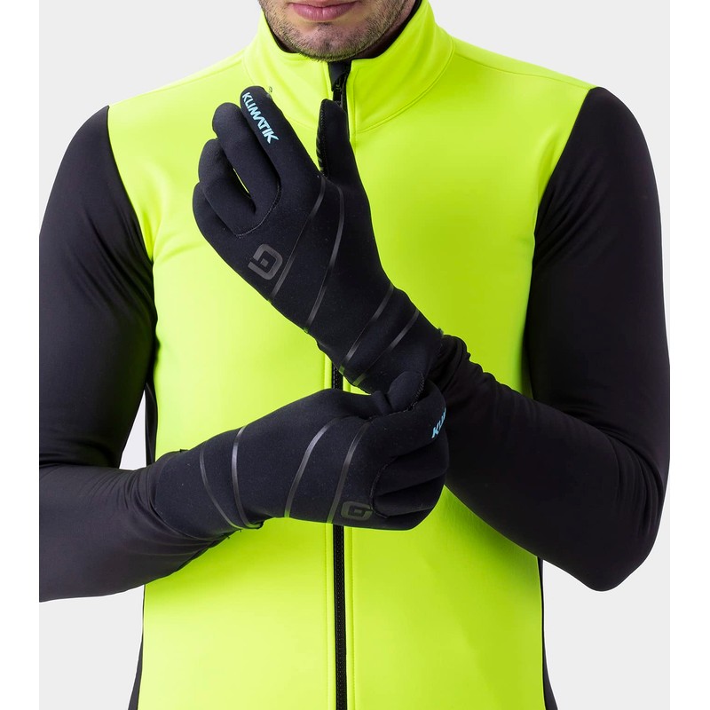 Alé Cycling Unisex Climate Neoprene Winter Gloves, Black, XL/XXL