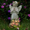 Garden Decor Angel Statue, Outdoor Patio Garden Sculptures & Statues,