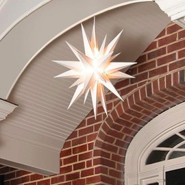 Keystone Holiday Porch Star Christmas Decoration Clear Polypropylene 1 pk