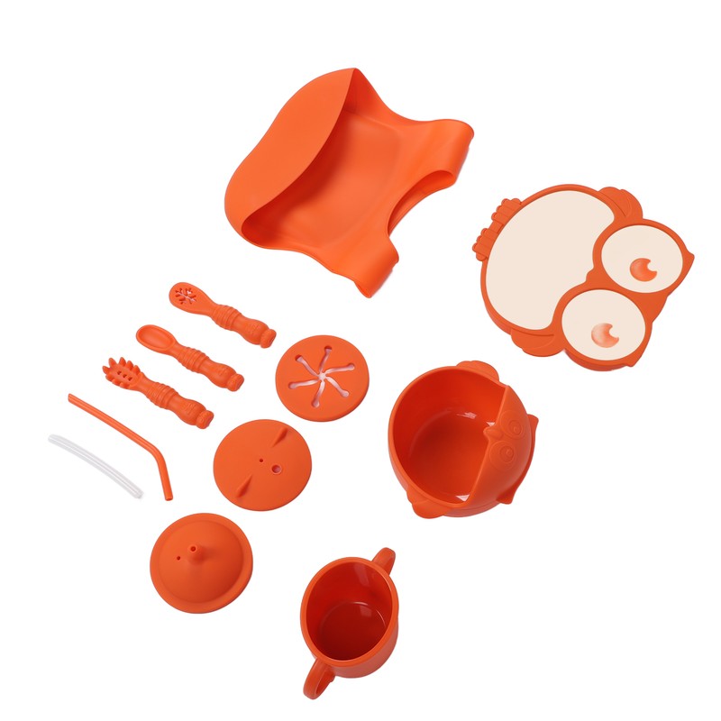 Baby Led Weaning Supplies Owl Shape Teether Safety Strong Suction